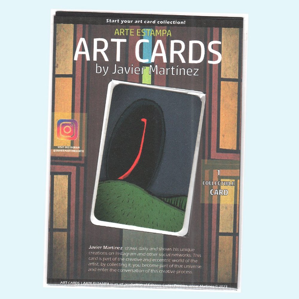 ART CARD [ EARTH VOICE ] Digital Drawings by Javier Martinez